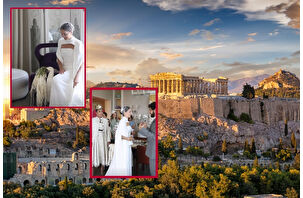 Nikah Sinagog'ta düğün Atina'da