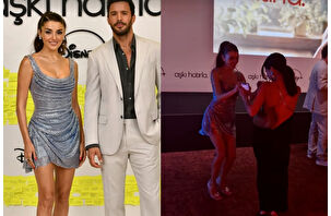 Hande Erçel'den gala dansı