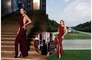 Hadise, bir markanın davetlisi olarak gittiği İtalya’da Sharon Stone ile tanıştı