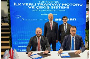 İlk yerli tramvay motoru için imzalar atıldı