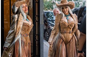 Cardi B, Beyoncé’nin Paris'teki Cowboy Carter turunda görüntülendi