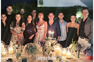 Hande Erçel, Sabancı Yalısı'nda doğum günü kutlamasında