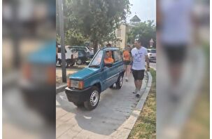 İtalyan mucit dünyanın en ince arabasını yaptı