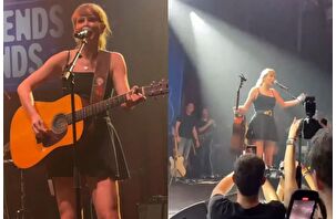 Taylor Swift, Travis Kelce'in Nashville etkinliğinde sürpriz bir performans sergiledi