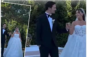Feyyaz Şerifoğlu ile Merve Dinçkol dünyaevine girdi
