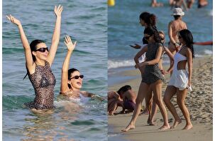 Kylie ve Kendall Jenner, St. Tropez'de tatil keyfinde