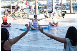 Bodrum'da 'Açık Hava Yoga Günleri' başladı