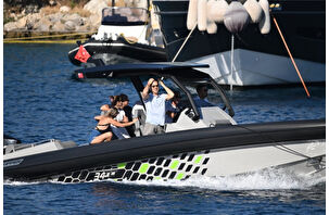 Akkök Holding patronu Raif Dinçkök'ün Bodrum keyfi