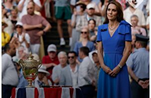 Kate Middleton, Wimbledon Şampiyonası'nda ödülleri takdim etti