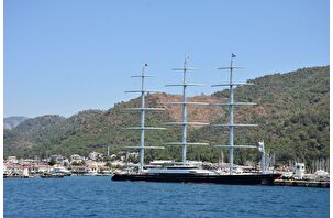 Maltese Falcon isimli lüks yat Marmaris'te