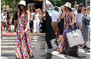 Anne Hathaway, "Şeytan Prada Giyer 2" filminin çekimleri için New York'ta
