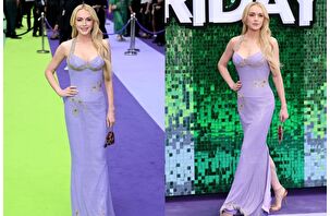 Lindsay Lohan, 'Freakier Friday' İngiltere galasında boy gösterdi