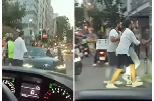 Nişantaşı'nda sopalı trafik kavgası