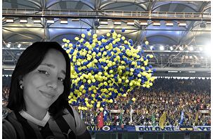 Fenerbahçe'nin Duygu Özdin vefası: 1907 tane balon gökyüzüne bırakıldı