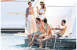 Moda devi veliahdı Bodrum tatilinde