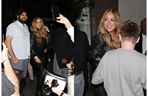 Mariah Carey Londra'da hayranlarını geri çevirmedi