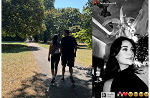 Esra Bilgiç ve Faruk Sabancı'dan aşk dolu pozlar