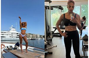 Serena Williams 14 kilo verdiğini açıkladı ve objektiflere poz verdi