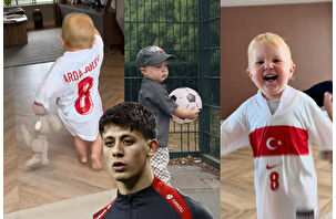 En minik Arda Güler hayranı