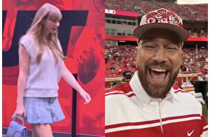 Taylor Swift ve nişanlısı Travis Kelce, Nebraska ile Cincinnati maçını izledi
