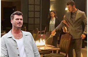 Kıvanç Tatlıtuğ'dan dublörüne destek