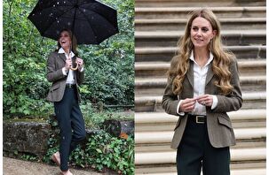 Kate Middleton, ikonik koyu saçlarını sarıyla değiştirdi