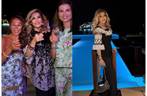 Neslihan ve Çiğdem Sabancı'nın Mikonos keyfi