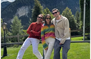 Hakkolar düğün için aile boyu İsviçre'de