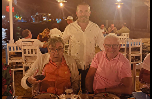 Aydın Doğan ile Ertuğrul Özkök Bodrum'da hasret giderdi