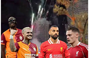 Galatasaraylı taraftarlar Liverpool'u uyutmadı