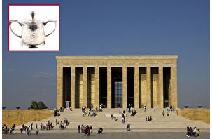 Atatürk yadigârı şekerlik Anıtkabir’e bağışlandı