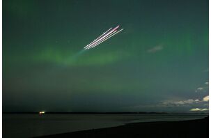 Alaska'nın Anchorage şehrinde kuzey ışıkları görüldü