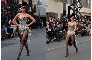 Kendall Jenner, Moulin Rouge'daki ikonik şov kızı kostümüyle Vogue World 2025: Hollywood’u açtı