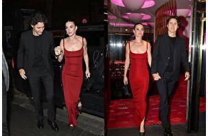 Katy Perry ve Justin Trudeau Paris'te ilk kez el ele poz verdi