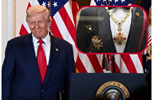 Trump’a taçlı karşılama en yüksek nişan