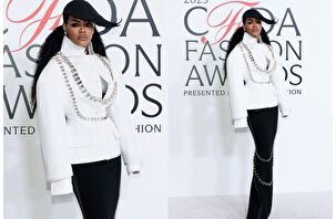 Teyana Taylor, CFDA Awards'ta Thom Browne imzalı kıyafet giydi