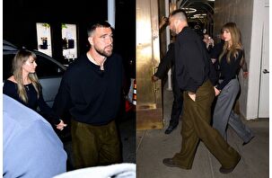 Taylor Swift ve nişanlısı Travis Kelce New York'ta görüldü