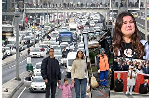 9'u 5 geçe hayat durdu, vatandaşlar gözyaşları içinde Mustafa Kemal Atatürk'ü andı