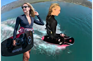 Bilge Öztürk’ten jet sörf şovu