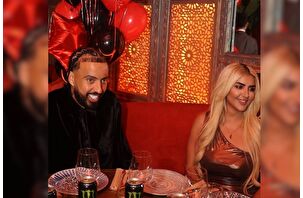 French Montana ve nişanlısı Dubai Prensesi Sheikha Mahra, Max B ile birlikte kutlama yaptı