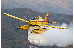 Hırvatistan'dan dönen söndürme uçağıyla irtibat kesildi