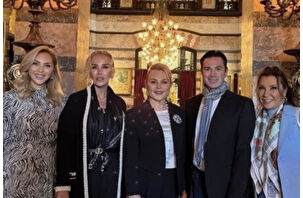 Demet Sabancı ünlü tenoru ağırladı