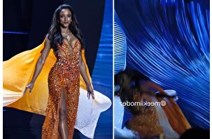 Ceren Arslan'ın yarıştığı Miss Universe'de talihsiz kaza