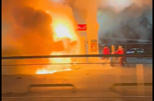 İstanbul'da akaryakıt istasyonunda faciadan dönüldü