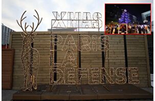 Paris La Defense Noel pazarı 30'uncu yılında