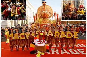 New York'ta Macy's Şükran Günü geçit töreni renkli karelere sahne oldu