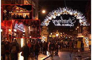 Avrupa’nın en eskisi olan Strazburg Noel Pazarı, ışıltılı atmosferiyle dikkat çekiyor