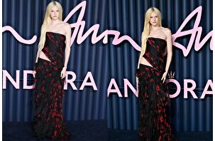 Alex Consani, Fashion Awards gecesinde Alexander McQueen tarzını tercih etti