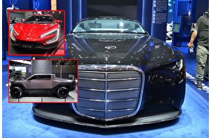 Çin'de Guangzhou Uluslararası Otomobil Fuarı'nda lüks araçlar sergilendi