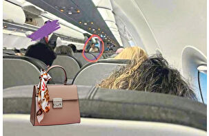 İş insanı ile hostesin uçakta kaybolan çanta davası